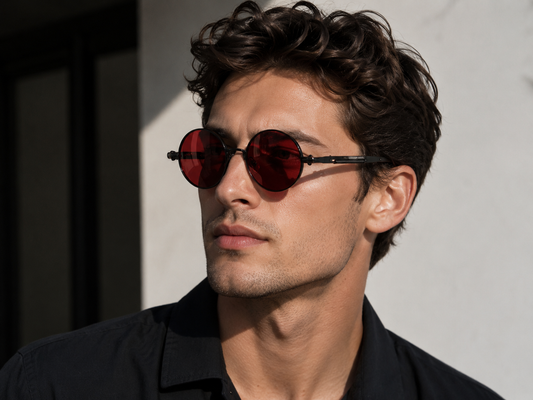Polarised Round Steampunk Sunglasses – 7 Colours | One Size | Alloy & Polycarbonate