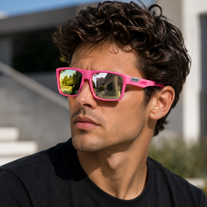 Polarized Square Sunglasses – 10 Colours | One Size | TAC Lens