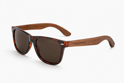 Handmade Wooden Polarised Sunglasses – 6 Colours | One Size | Walnut & Polycarbonate