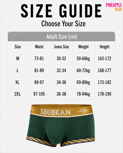 Cotton Sport Boxer Shorts – 5 Colours | M–2XL | Cotton & Elastane