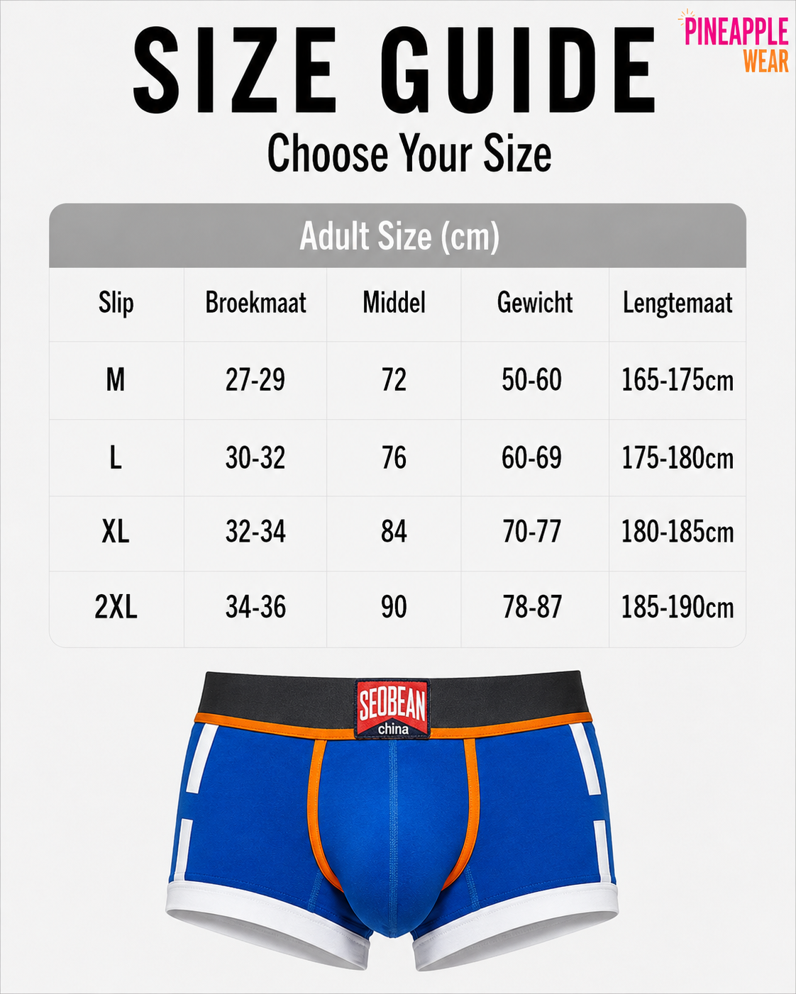 Low-Rise Cotton Boxer Briefs – 8 Colours | M–2XL | Cotton & Elastane