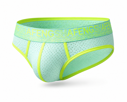 Mesh Sport Brief – 6 Colours | M–3XL | Nylon & Elastane
