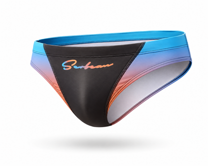 Gradient Swim Brief – 4 Colours | M–2XL | Polyester & Spandex