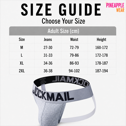 Classic Jockstrap – 6 Colours | M–2XL | Nylon & Lycra