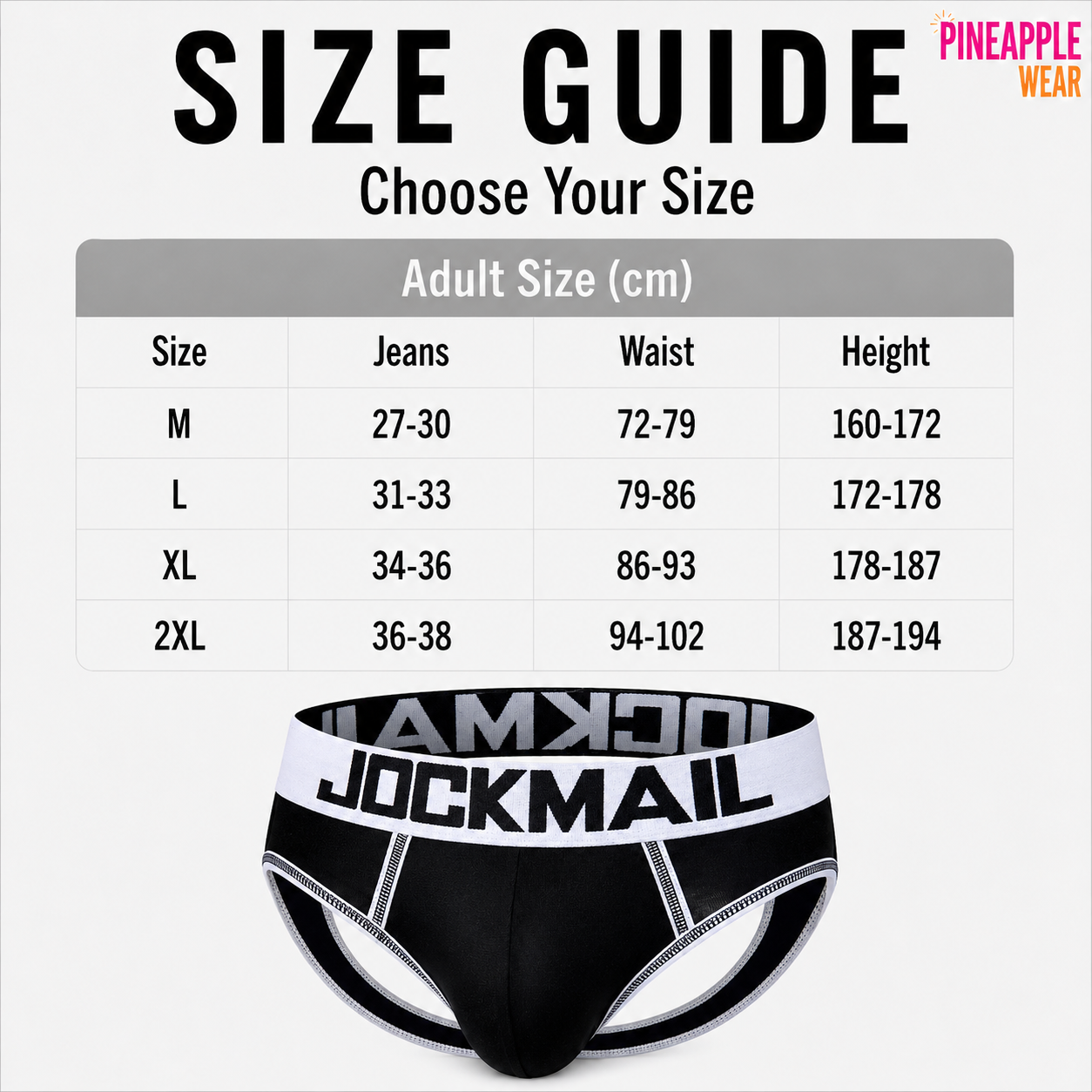 Push-Up Pouch Jockstrap – 4 Colours | M–2XL | Modal & Lycra