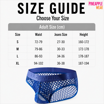 Sheer Mesh Brief – Breathable Lightweight Underwear | M–XL