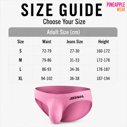 Slip Brief – 7 Colours | M–2XL | Cotton & Lycra