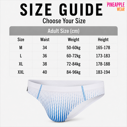 Low-Waist Swim Brief – 3 Colours | M–XXL | Polyester & Elastane