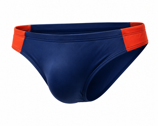 Letter Print Brief – 5 Colours | M–2XL | Polyester & Elastane