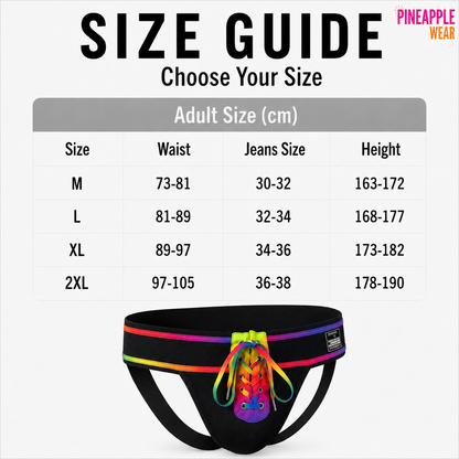 Detachable Harness Jockstrap – 6 Colours | M–XL | Nylon