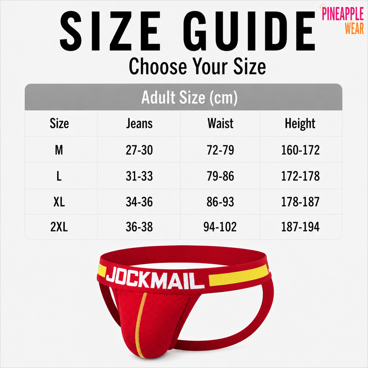Mesh Jockstrap – 5 Colours | M–2XL | Nylon & Lycra