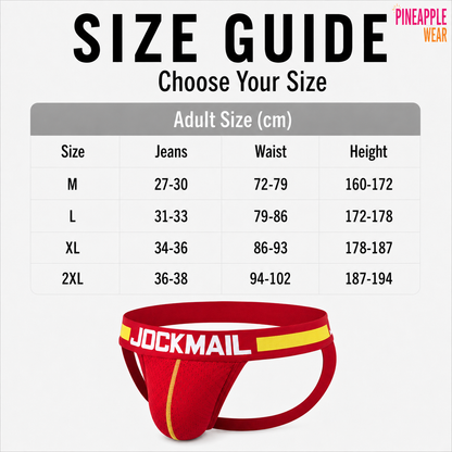 Mesh Jockstrap – 5 Colours | M–2XL | Nylon & Lycra