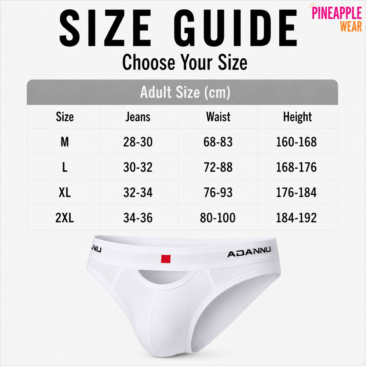 Men’s Brief – 5 Colours | M–2XL