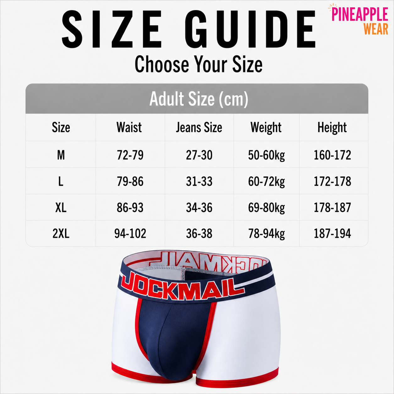 Push-Up Short – 5 Colours | M–2XL | Cotton & Lycra