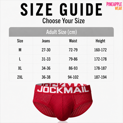 Sport Brief – 4 Colours | M–2XL | Nylon & Lycra