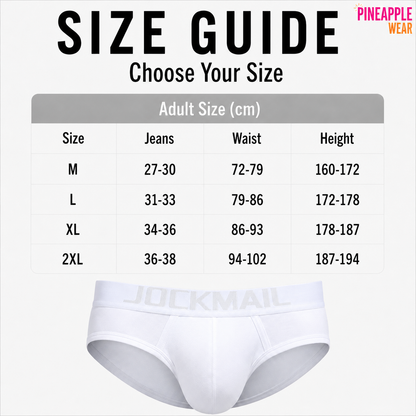 Hip Brief Essential – 3 Colours | M–2XL | Cotton & Lycra