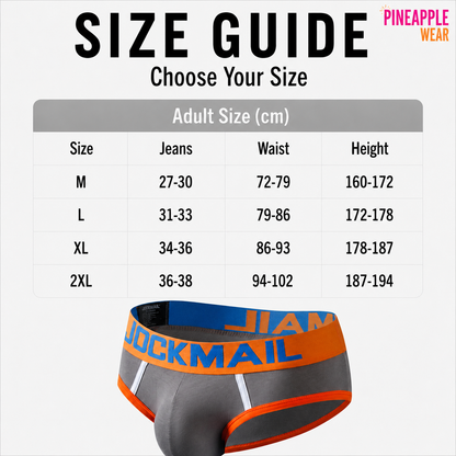 Essential Brief – 4 Colours | M–2XL | Cotton & Lycra