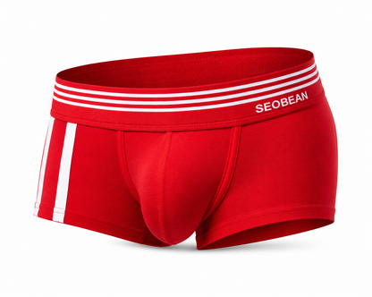 Cotton Boxer Briefs – 5 Colours | M–2XL | Cotton & Spandex