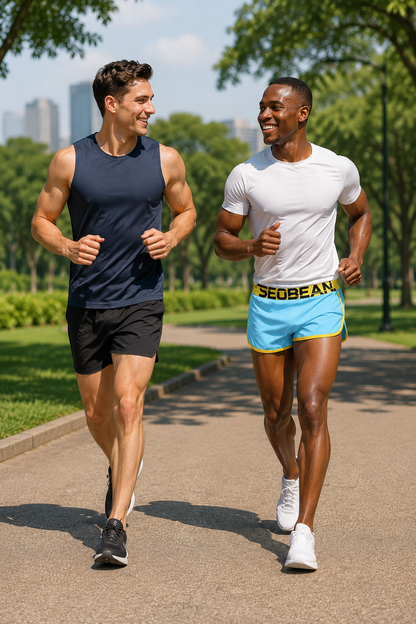 Satin Lounge Shorts – 4 Colours | M–2XL | Polyester & Spandex