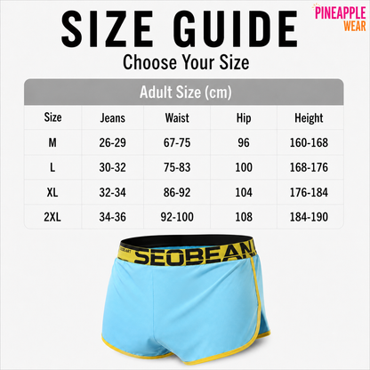 Satin Lounge Shorts – 4 Colours | M–2XL | Polyester & Spandex