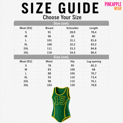 Patchwork Bodysuit – 3 Colours | S–3XL | Polyester & Spandex