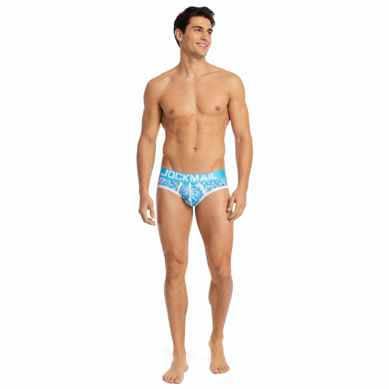 Leaf Print Brief – All-Over Print Underwear | M–2XL