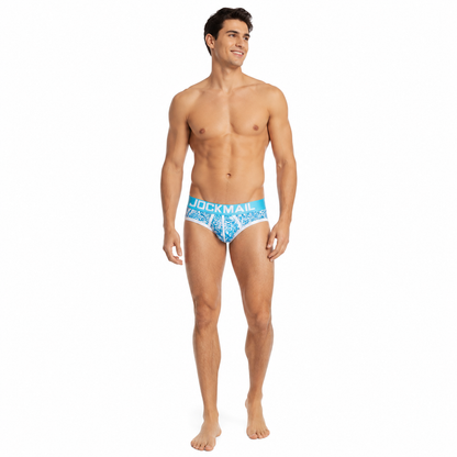 Leaf Print Brief – All-Over Print Underwear | M–2XL