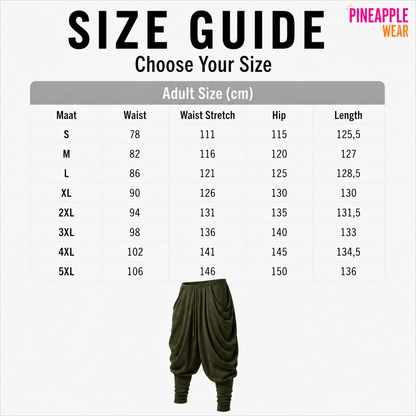 Harem Pants – 3 Colours | S–5XL | Polyester