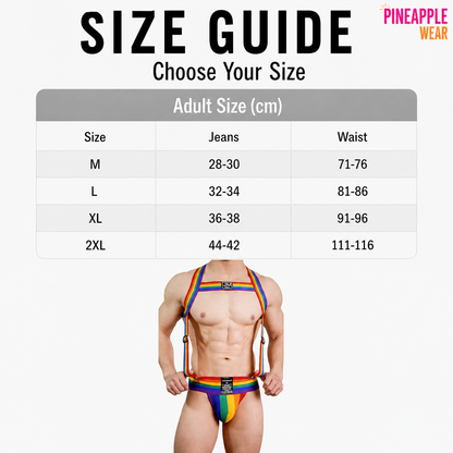 JOCKMAIL Adjustable Harness & Jockstrap Set | 4 Styles | M–XXL
