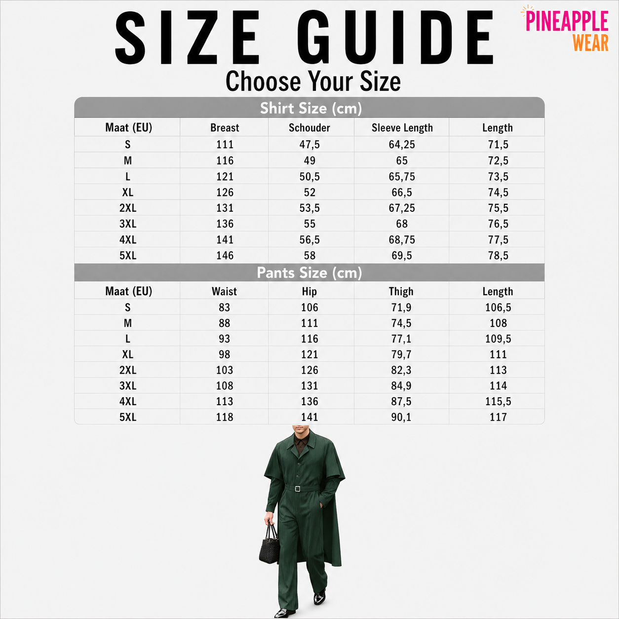 INCERUN Men's Striped Shirt Cloak & Pants Set – 3 Colours | S–5XL | Polyester & Spandex