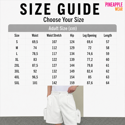 INCERUN Wide Leg Shorts – 3 Colours | S–5XL | 100% Polyester