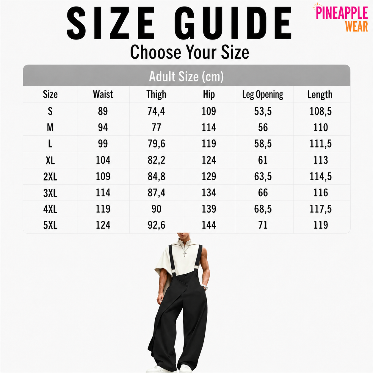 INCERUN Men's Sleeveless Strap Jumpsuit – 3 Colours | S–5XL | 100% Polyester