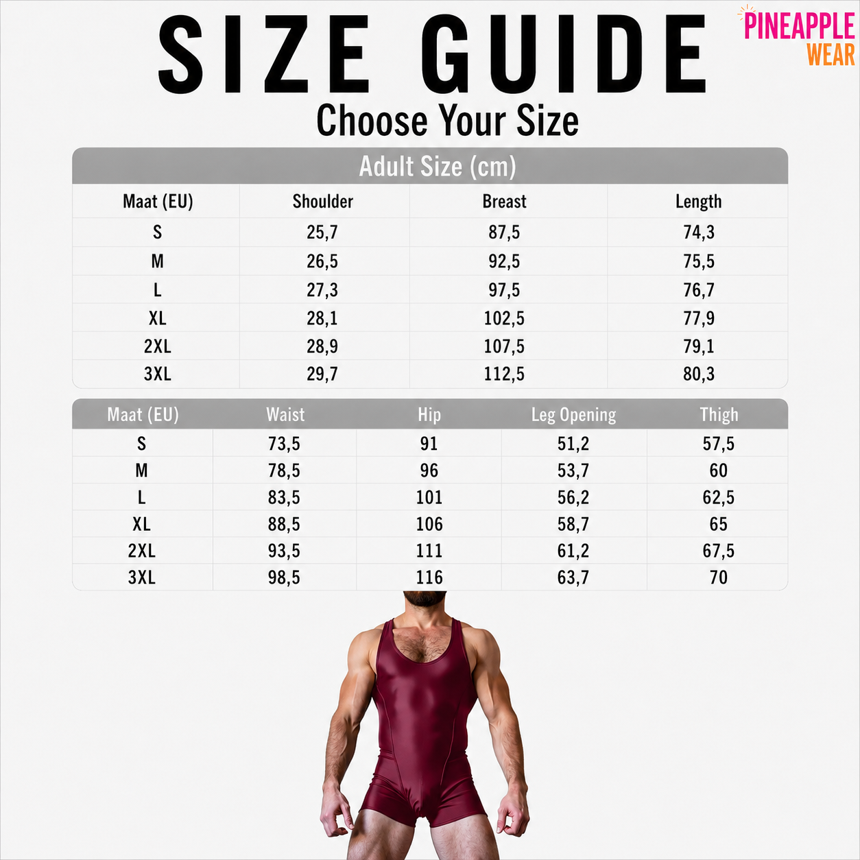 INCERUN U-Neck Sleeveless Bodysuit – Wine Red & Black | S–3XL | Polyester & Spandex