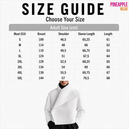 INCERUN Deconstructed Loose Jacket – 3 Colours | S–5XL | Polyester & Spandex