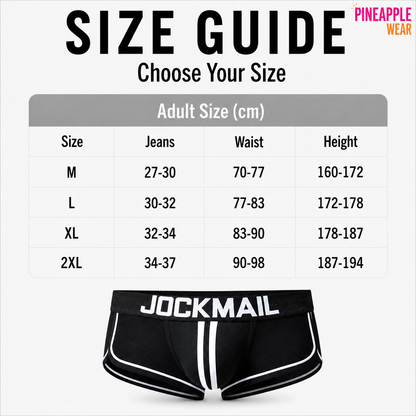 Short Jock – 4 Colours | M–2XL | Cotton & Lycra