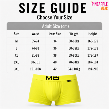Boxer Short – 6 Colours | M–3XL | Cotton & Lycra