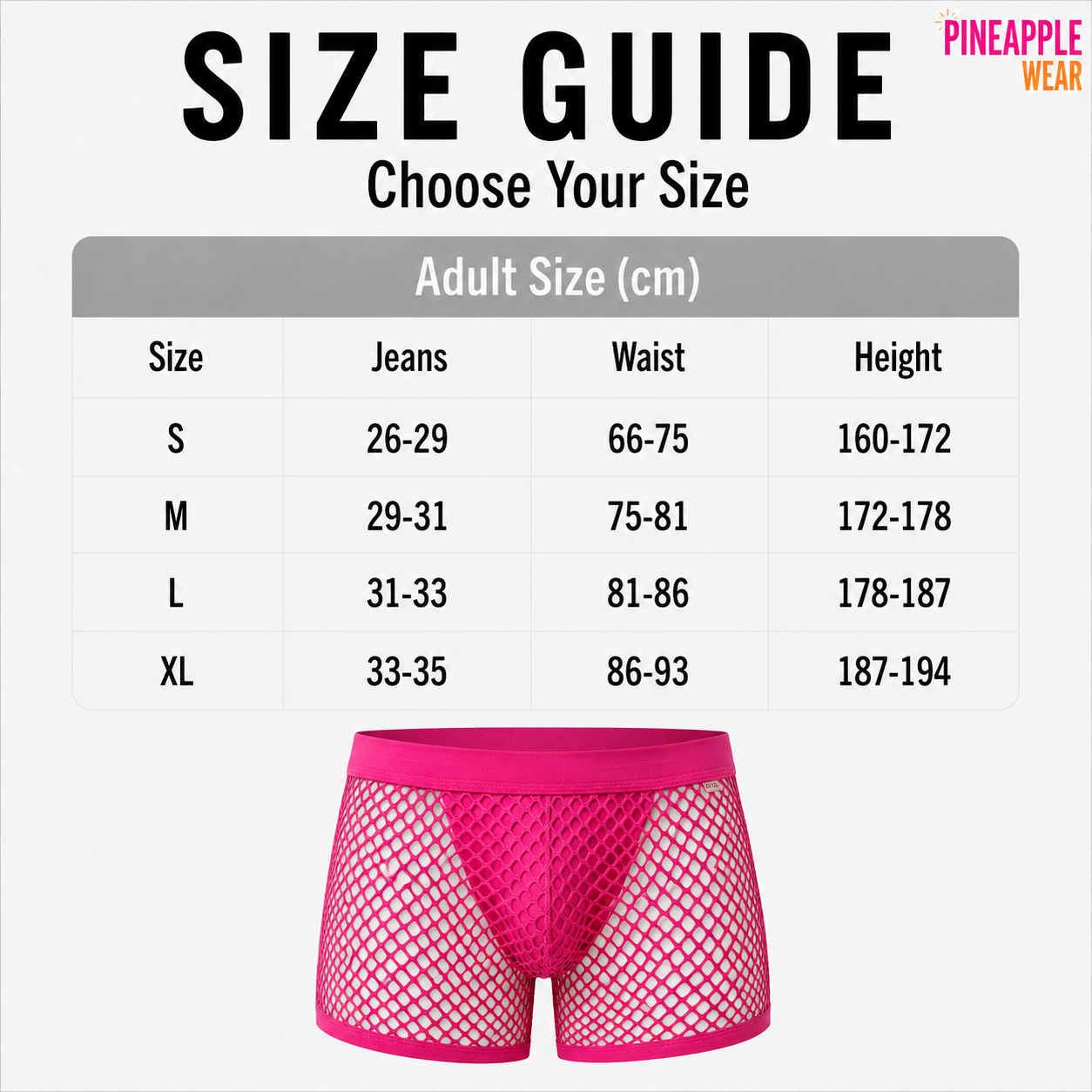 Mesh Short – 4 Colours | S–XL | Polyester & Lycra