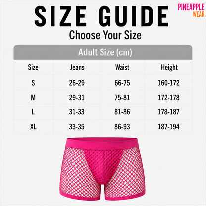 Mesh Short – 4 Colours | S–XL | Polyester & Lycra