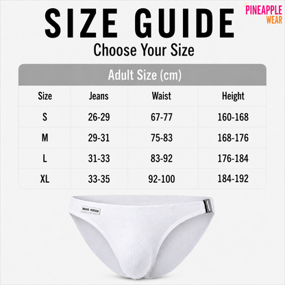 Side Tie Brief – 5 Colours | S–XL | Nylon & Lycra