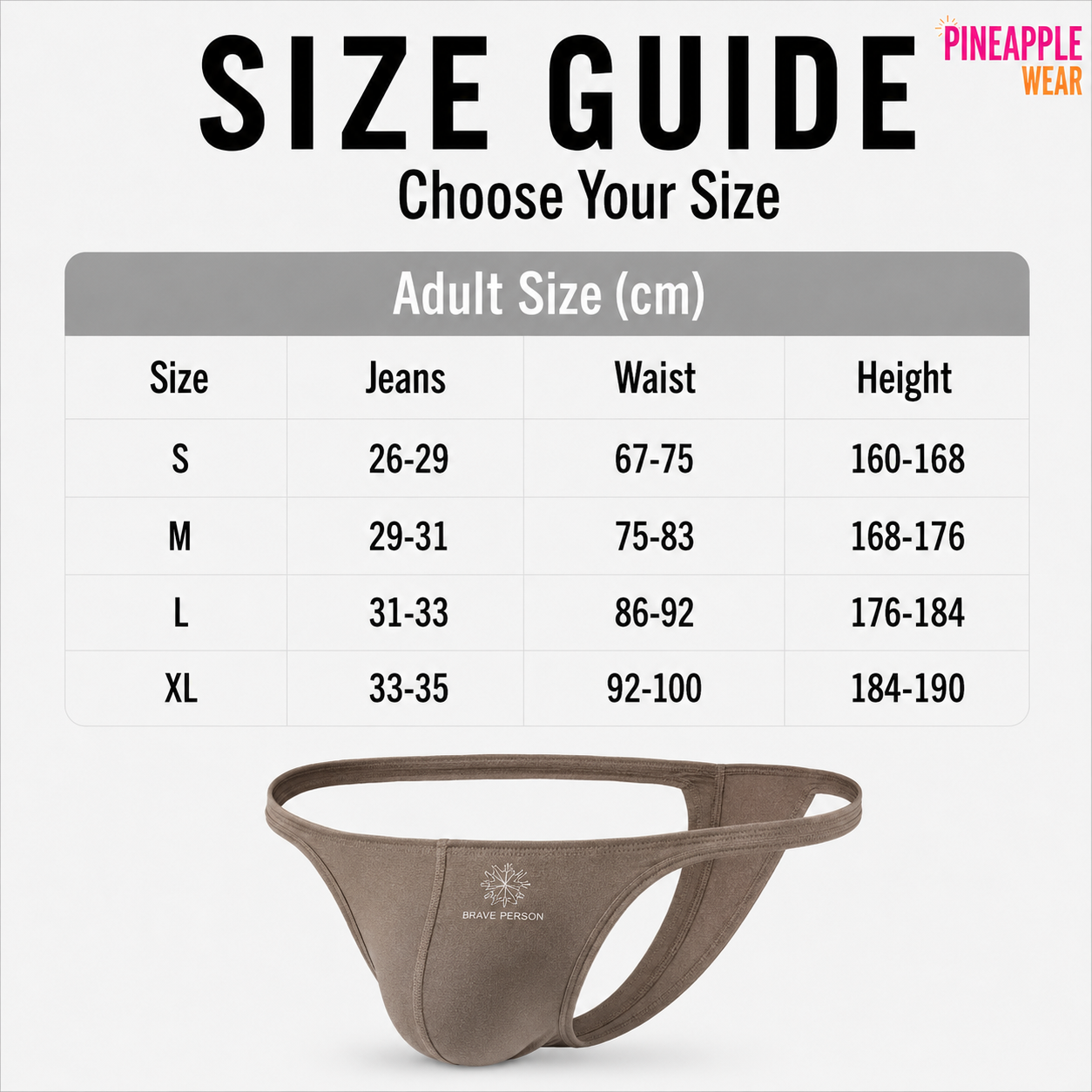 Mini Thong – 5 Colours | S–XL | Polyester