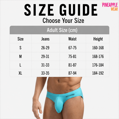 Pouch Brief – 6 Colours | S–XL | Cotton