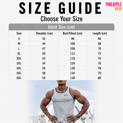 Tank Top – 4 Colours | S–6XL | Polyester