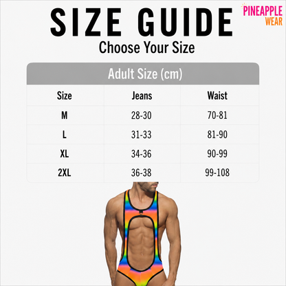 Gymnastics Bodysuit – 4 Colours | M–2XL | Nylon & Lycra