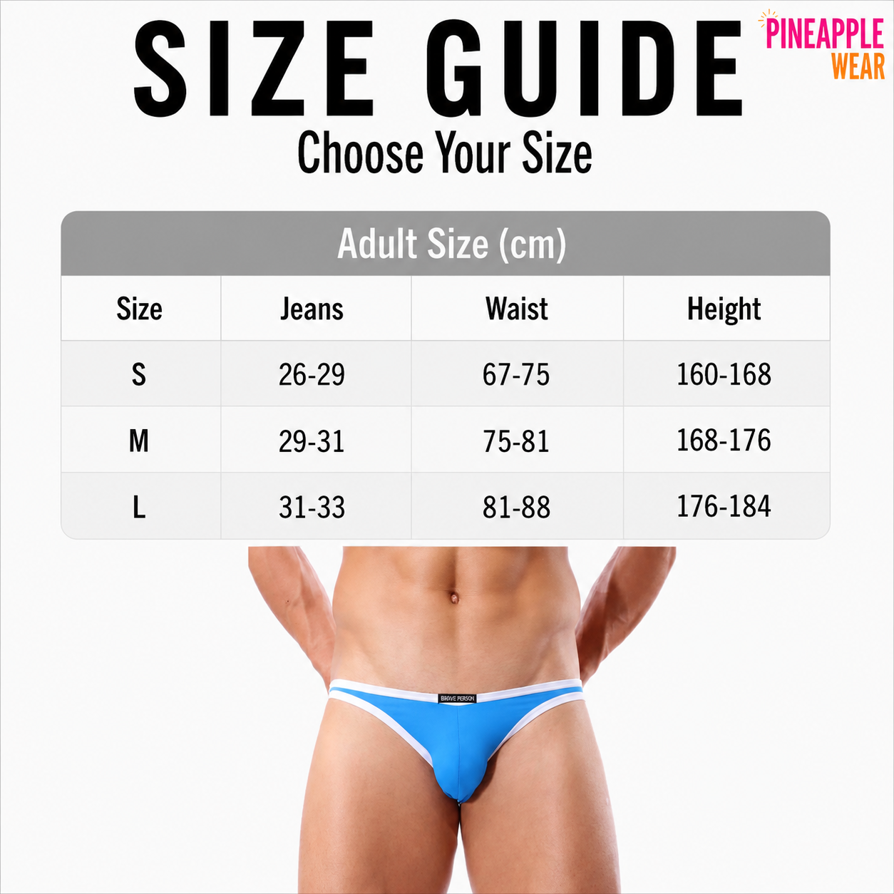 Mini Brief – 4 Colours | S–L | Nylon & Lycra