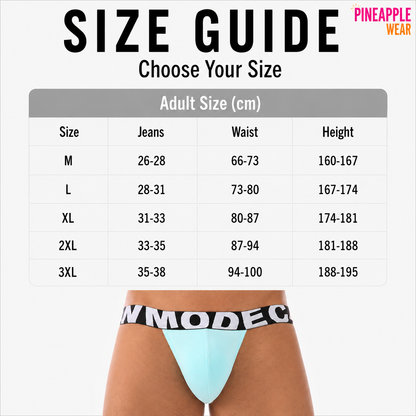 Tanga Brief – 4 Colours | M–3XL | Modal & Lycra