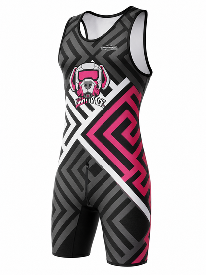 Dogs Play Singlet Bodysuit – 10 Colours | XS–5XL | Polyester