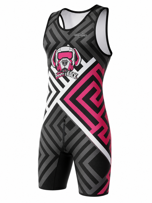Dogs Play Singlet Bodysuit – 10 Colours | XS–5XL | Polyester
