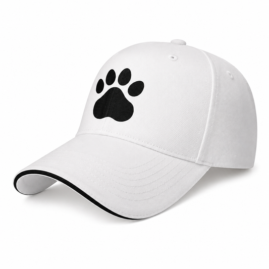 Dog Paw Snapback Cap – 8 Colours | One Size | 100% Cotton