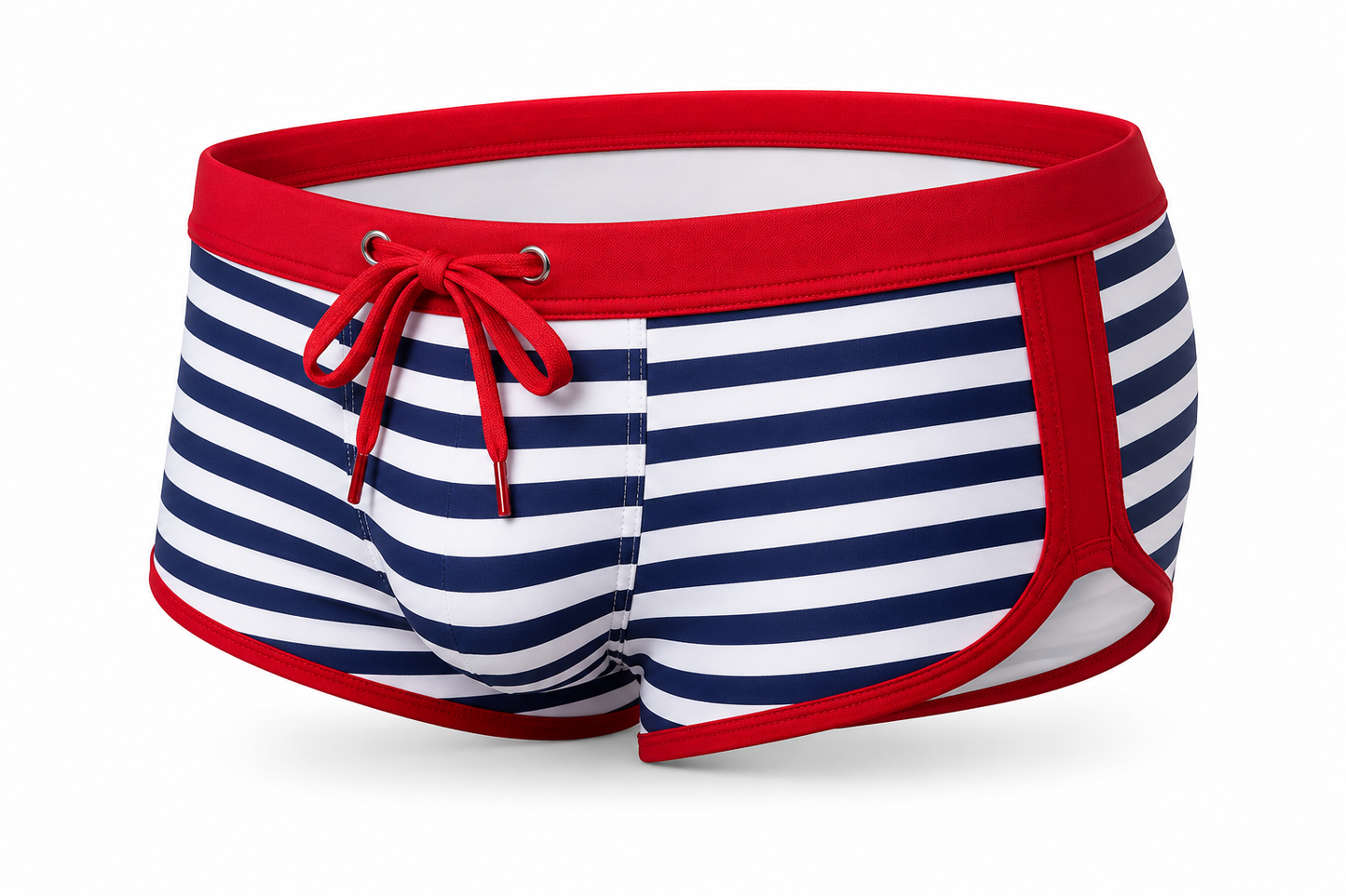 Sailor Swim Boxerbrief – Red, Black & Navy | M–2XL | Nylon & Lycra