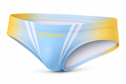 Dotted Lines Swimbrief – 4 Colours | M–2XL | Polyester & Lycra
